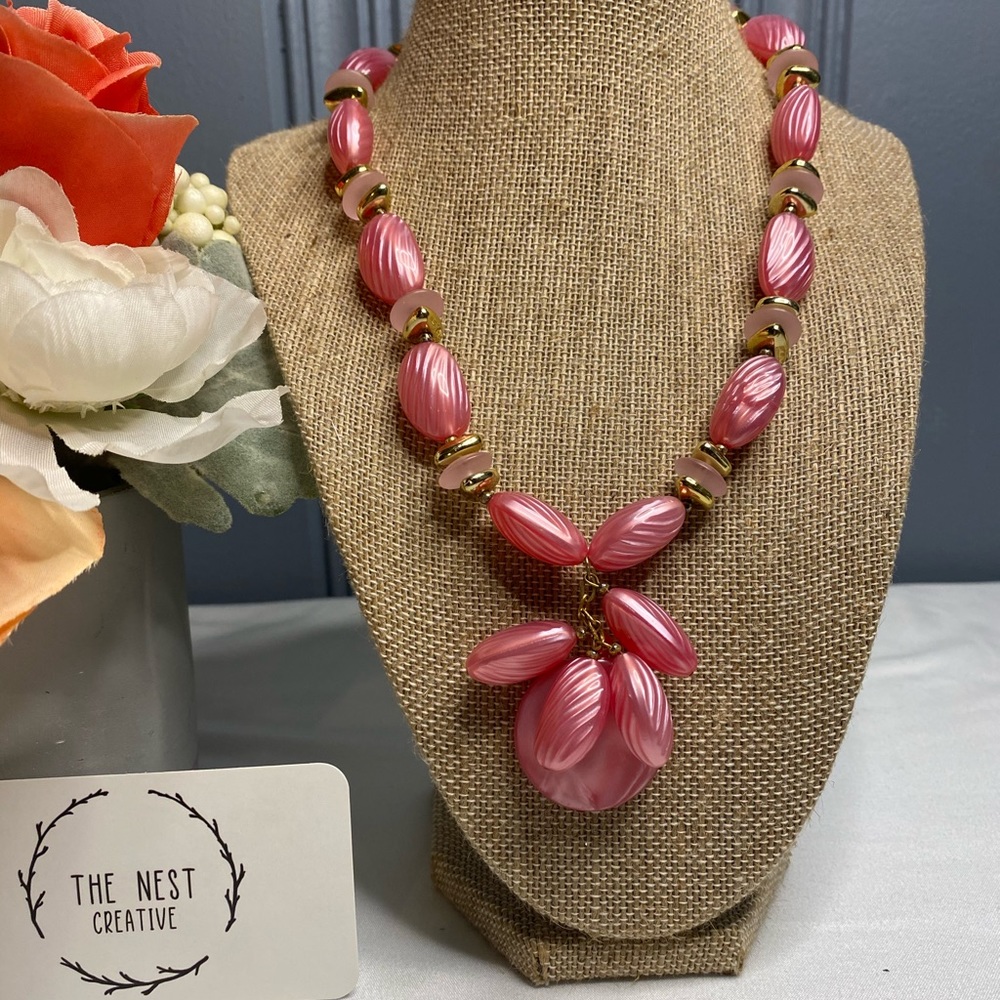 Vintage Pink Necklace